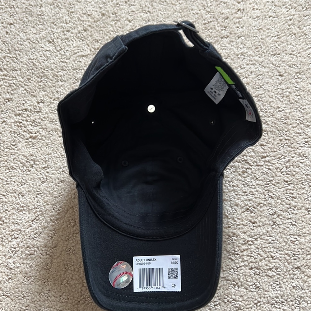 Cincinnati Reds Nike Wordmark Heritage 86 Adjustable Hat - Black - Picture 7 of 7